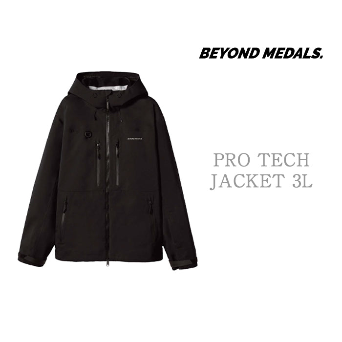 BEYOND MEDALS Pro Tech Jacket 3L 24-25 早期予約 スノーボード ウェア ビヨンドメダルズ プロテックジャケット 3レイヤー カービング グラトリ ラントリ バックカントリー パウダー メンズ レディース ユニセックス