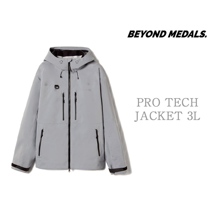 BEYOND MEDALS Pro Tech Jacket 3L 24-25 早期予約 スノーボード ウェア ビヨンドメダルズ プロテックジャケット 3レイヤー カービング グラトリ ラントリ バックカントリー パウダー メンズ レディース ユニセックス