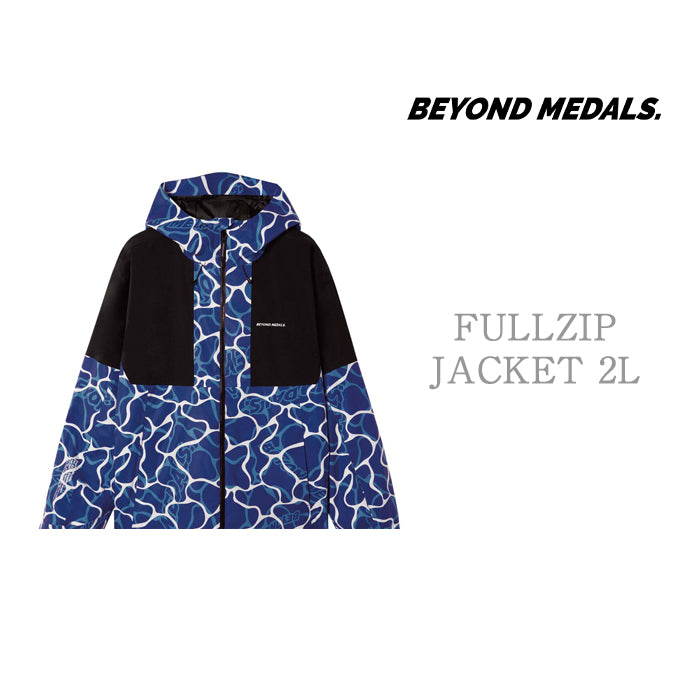 BEYOND MEDALS Fullzip Jacket 2L 24-25 早期予約 スノーボード ウェア ビヨンドメダルズ フルジップジャケット 2レイヤー カービング グラトリ ラントリ バックカントリー パウダー メンズ レディース ユニセックス