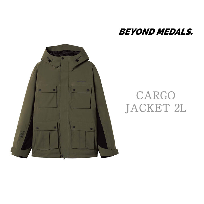 BEYOND MEDALS Cargo Jacket 2L 24-25 早期予約 スノーボード ウェア ビヨンドメダルズ カーゴジャケット 2レイヤー カービング グラトリ ラントリ バックカントリー パウダー メンズ レディース ユニセックス