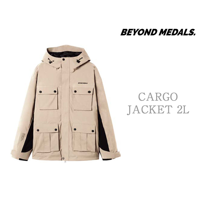 BEYOND MEDALS Cargo Jacket 2L 24-25 早期予約 スノーボード ウェア ビヨンドメダルズ カーゴジャケット 2レイヤー カービング グラトリ ラントリ バックカントリー パウダー メンズ レディース ユニセックス