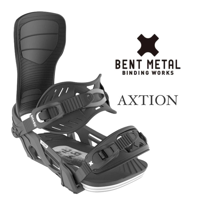 BENT METAL 24-25 AXTION Black ベントメタル アクション パウダー バックカントリー カービング パーク フリーラン グラトリ スノーボード バインディング ビンディング