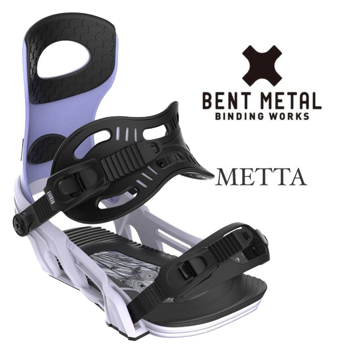 BENT METAL 24-25 METTA Purple ベントメタル メッタ パープル レディース パウダー バックカントリー カービング パーク フリーラン グラトリ スノーボード バインディング ビンディング