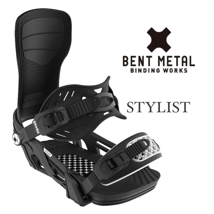 BENT METAL 24-25 STYLIST Black ベントメタル スタイリスト ブラック レディース パウダー バックカントリー カービング パーク フリーラン グラトリ スノーボード バインディング ビンディング