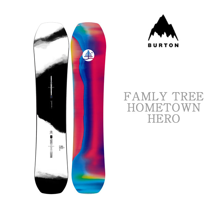 24-25 BURTON Unisex Family Tree Hometown Hero バートン ファミリーツリー ホームタウンヒーロー スノーボード 板 オールマウンテン パウダー