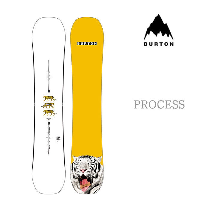 24-25 BURTON Men's Process バートン プロセス スノーボード 板 フリーライド オールラウンド フリースタイル パーク