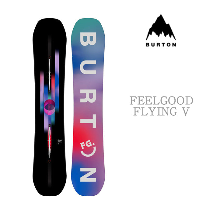 24-25 BURTON Women's Feelgood Flying V バートン フィールグッド スノーボード 板 フリーライド オールラウンド フリースタイル パーク