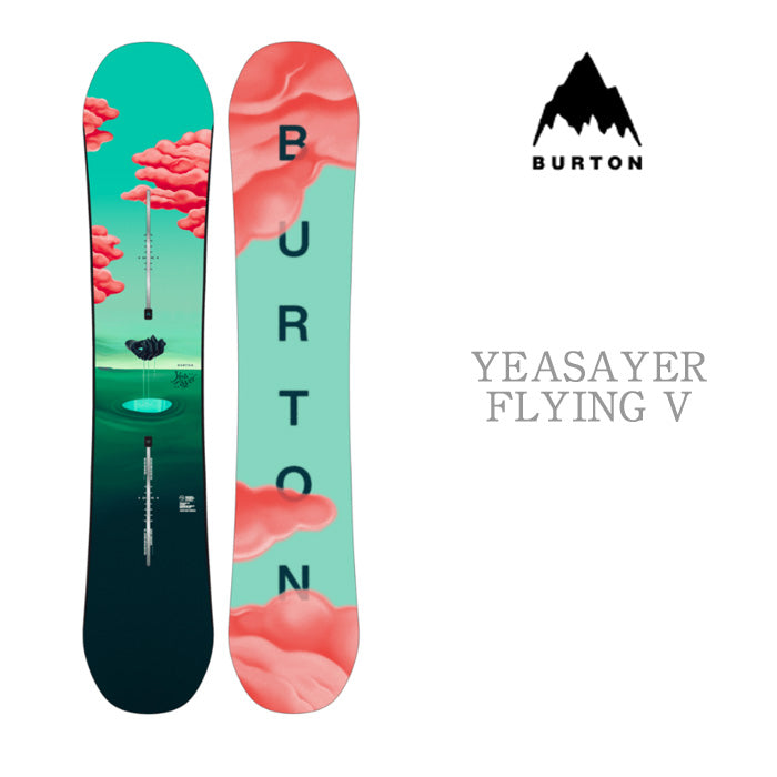 早期予約受付中 24-25 BURTON Women's Yeasayer Flying V バートン ヤーセイヤー スノーボード 板 フリーライド オールラウンド フリースタイル パーク