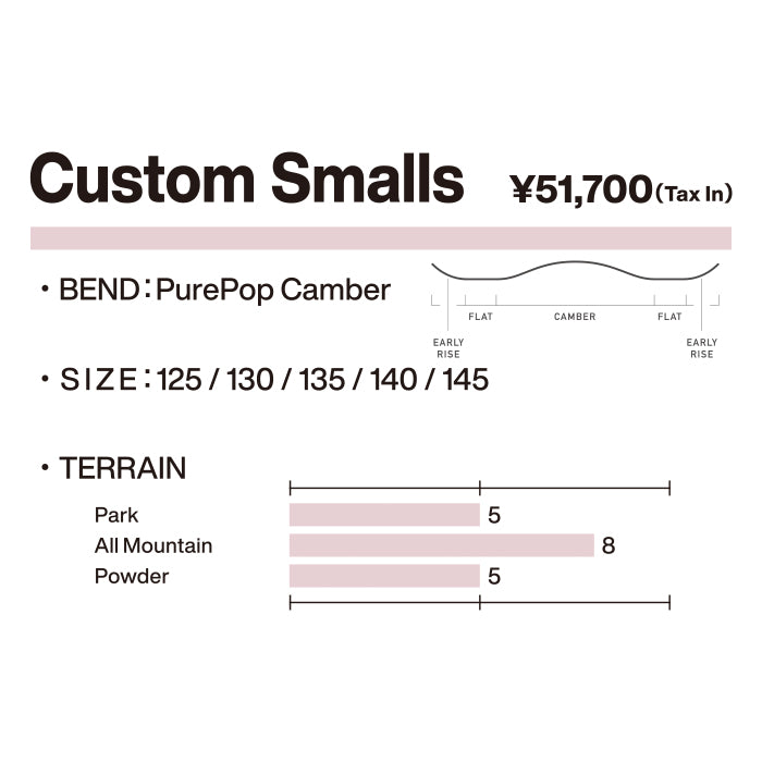 早期予約受付中 24-25 BURTON Boys Custom Smalls バートン カスタム キッズ ジュニア 子供 スノーボード 板 フリーライド オールラウンド フリースタイル パーク