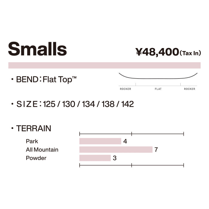 早期予約受付中 24-25 BURTON Kid's Smalls バートン スモールズ キッズ ジュニア 子供 スノーボード 板 フリーライド オールラウンド フリースタイル パーク