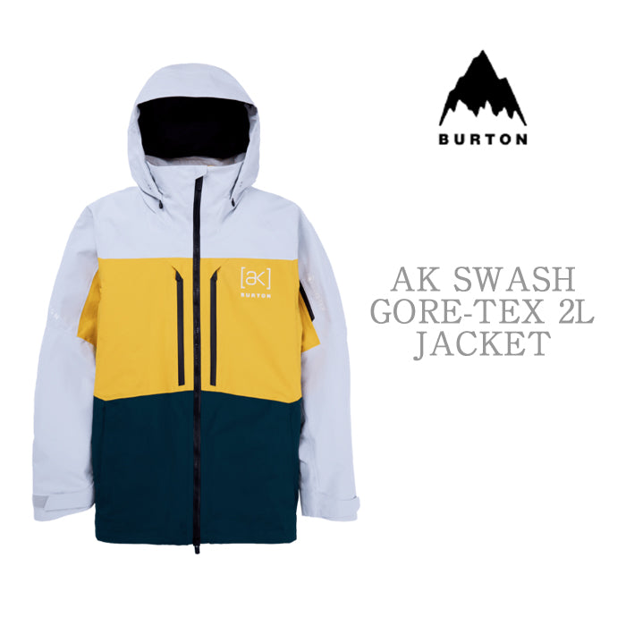 BURTON [ak] コレクション Men's Burton [ak] Swash GORE-TEX 2L Jacket Gray Cloud バートン AK メンズウェア スウォッシュジャケット ゴアテックス スノーボード ジャケット メンズ