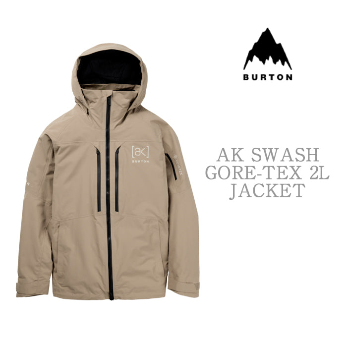 BURTON [ak] コレクション Men's Burton [ak] Swash GORE-TEX 2L Jacket Summit Taupe バートン AK メンズウェア スウォッシュジャケット ゴアテックス スノーボード ジャケット メンズ