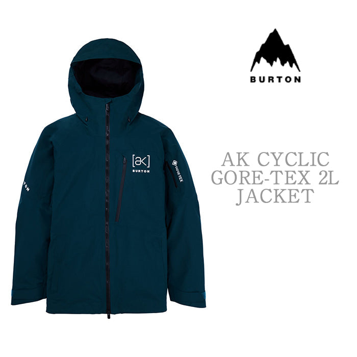 BURTON 24-25 [ak] コレクション Men's Burton [ak] Cyclic GORE-TEX 2L Jacket Deep Emerald バートン AK メンズウェア サイクリックジャケット ゴアテックス スノーボード ジャケット メンズ