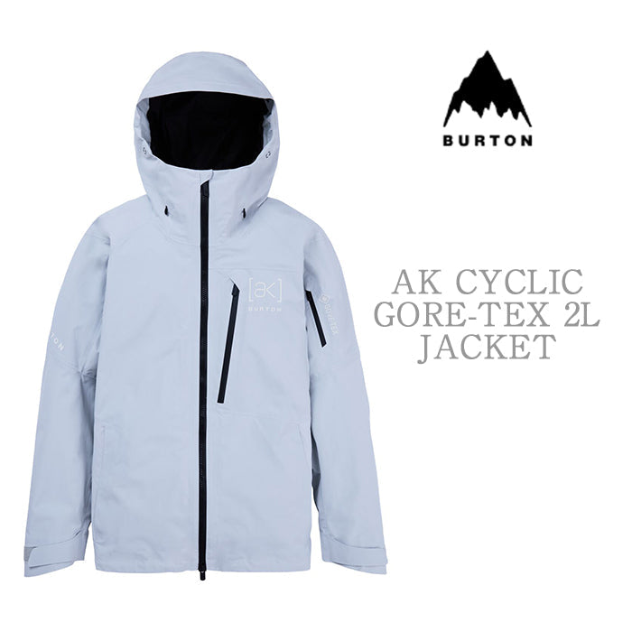 BURTON 24-25 [ak] コレクション Men's Burton [ak] Cyclic GORE-TEX 2L Jacket Gray Cloud バートン AK メンズウェア サイクリックジャケット ゴアテックス スノーボード ジャケット メンズ