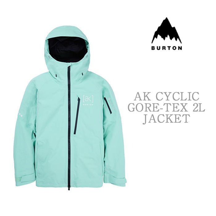 BURTON 24-25 [ak] コレクション Men's Burton [ak] Cyclic GORE-TEX 2L Jacket Powder Mint バートン AK メンズウェア サイクリックジャケット ゴアテックス スノーボード ジャケット メンズ