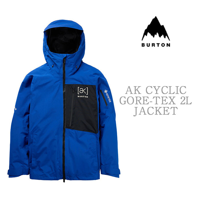 BURTON 24-25 [ak] コレクション Men's Burton [ak] Cyclic GORE-TEX 2L Jacket Jake Blue バートン AK メンズウェア サイクリックジャケット ゴアテックス スノーボード ジャケット メンズ