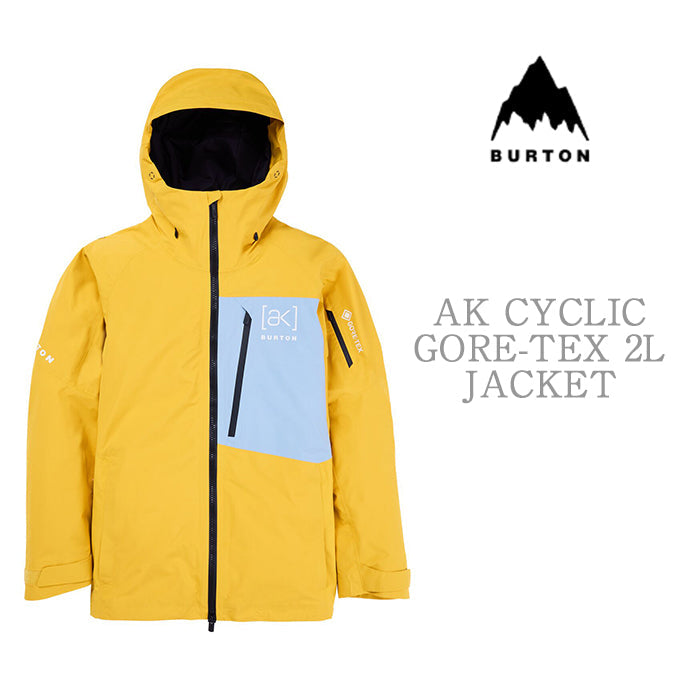 BURTON 24-25 [ak] コレクション Men's Burton [ak] Cyclic GORE-TEX 2L Jacket Goldenrod バートン AK メンズウェア サイクリックジャケット ゴアテックス スノーボード ジャケット メンズ