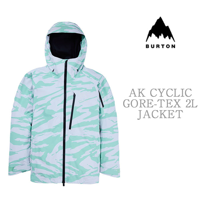 BURTON 24-25 [ak] コレクション Men's Burton [ak] Cyclic GORE-TEX 2L Jacket Oversized Zebra バートン AK メンズウェア サイクリックジャケット ゴアテックス スノーボード ジャケット メンズ