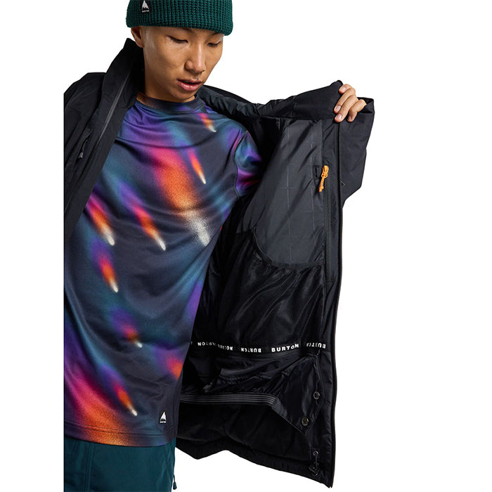 BURTON  Men's Burton Pillowline GORE-TEX 2L Jacket True Black バートン メンズウェア ゴアテックス ピローラインジャケット スノーボード ジャケット メンズ