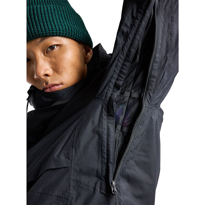 BURTON  Men's Burton Pillowline GORE-TEX 2L Jacket True Black バートン メンズウェア ゴアテックス ピローラインジャケット スノーボード ジャケット メンズ