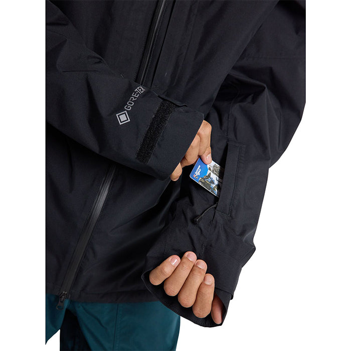 BURTON  Men's Burton Pillowline GORE-TEX 2L Jacket True Black バートン メンズウェア ゴアテックス ピローラインジャケット スノーボード ジャケット メンズ