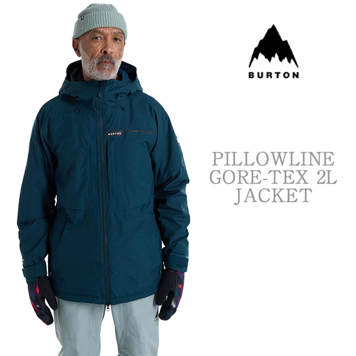 BURTON  Men's Burton Pillowline GORE-TEX 2L Jacket Deep Emerald バートン メンズウェア ゴアテックス ピローラインジャケット スノーボード ジャケット メンズ