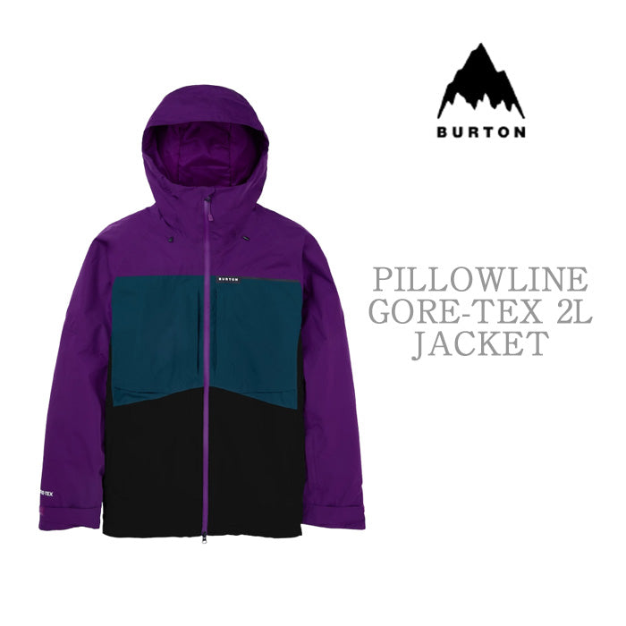 BURTON  Men's Burton Pillowline GORE-TEX 2L Jacket Imperial Purple バートン メンズウェア ゴアテックス ピローラインジャケット スノーボード ジャケット メンズ