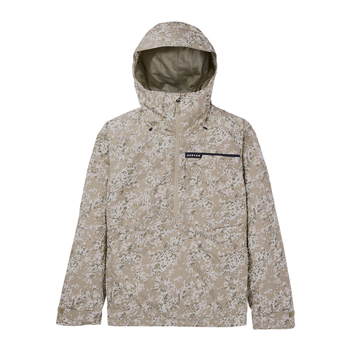 BURTON  Men's Burton Pillowline GORE-TEX 2L Anorak Jacket Snowfall Camo バートン メンズウェア ゴアテックス ピローラインアノラックジャケット スノーボード アノラック ジャケット メンズ