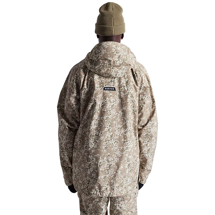 BURTON  Men's Burton Pillowline GORE-TEX 2L Anorak Jacket Snowfall Camo バートン メンズウェア ゴアテックス ピローラインアノラックジャケット スノーボード アノラック ジャケット メンズ