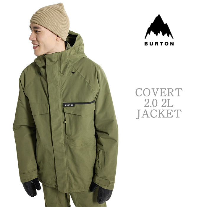 BURTON  Men's Burton Covert 2L Jacket 2.0 Forest Moss バートン メンズウェア コバートジャケット スノーボード ジャケット メンズ