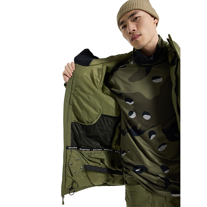 BURTON  Men's Burton Covert 2L Jacket 2.0 Forest Moss バートン メンズウェア コバートジャケット スノーボード ジャケット メンズ