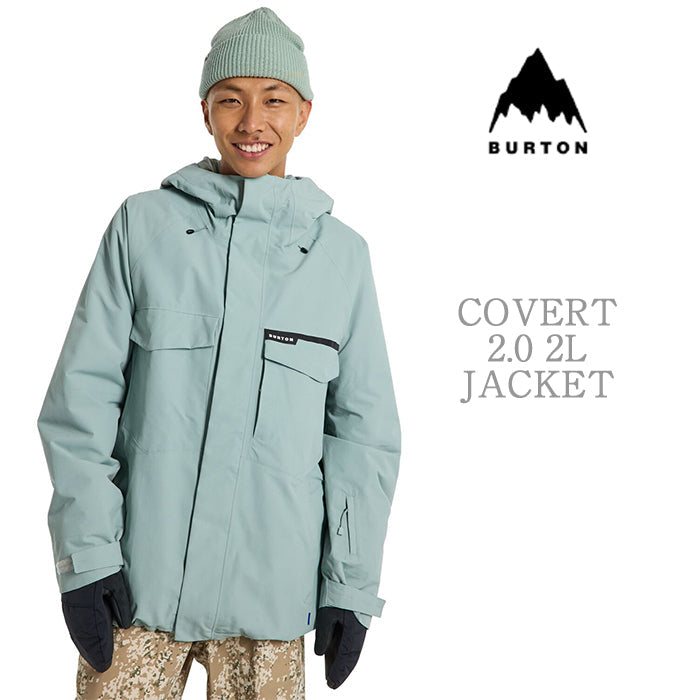 BURTON  Men's Burton Covert 2L Jacket 2.0 Petrol Green バートン メンズウェア コバートジャケット スノーボード ジャケット メンズ