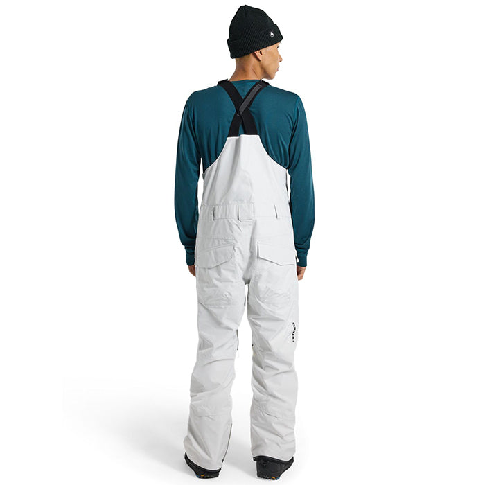 BURTON  Men's Burton Reserve GORE-TEX 2L Bib Pants Stout White バートン メンズウェア ゴアテックス リザーブビブパンツ スノーボード パンツ メンズ