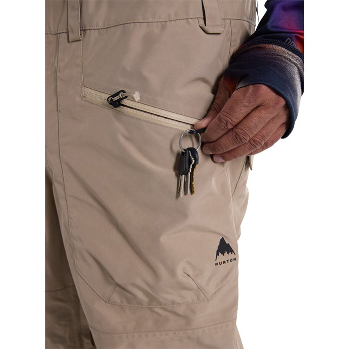 BURTON  Men's Burton Reserve GORE-TEX 2L Bib Pants Summit Taupe バートン メンズウェア ゴアテックス リザーブビブパンツ スノーボード パンツ メンズ