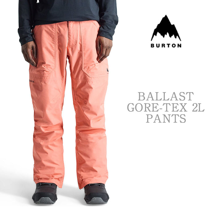 早期予約受付中 BURTON 24-25 Men's Burton ballast GORE-TEX 2L Pants Peach Echo バートン メンズウェア ゴアテックス バラストパンツ スノーボード パンツ メンズ