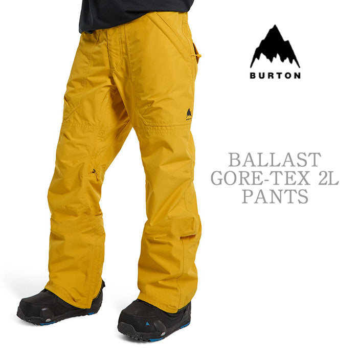 BURTON  Men's Burton ballast GORE-TEX 2L Pants Goldenrod バートン メンズウェア ゴアテックス バラストパンツ スノーボード パンツ メンズ