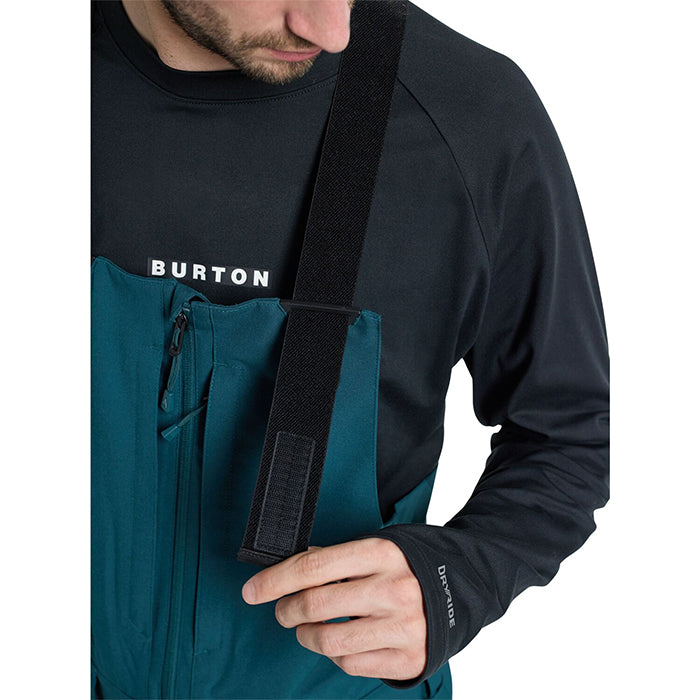 BURTON  Men's Burton Reserve 2L Bib Pants Deep Emerald バートン メンズウェア リザーブビブパンツ スノーボード ビブパンツ メンズ