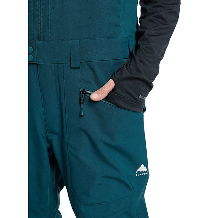 BURTON  Men's Burton Reserve 2L Bib Pants Deep Emerald バートン メンズウェア リザーブビブパンツ スノーボード ビブパンツ メンズ