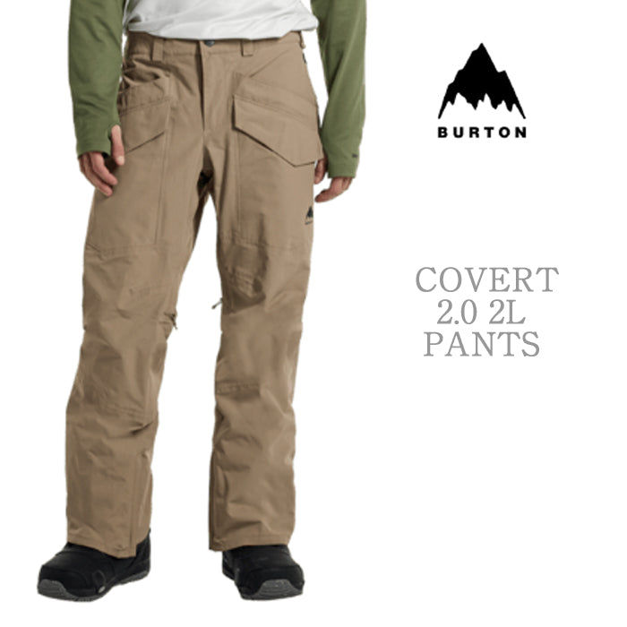 早期予約受付中 BURTON 24-25 Men's Burton Covert Pants 2.0 Summit Taupe バートン メンズウェア コバートパンツ スノーボード パンツ メンズ