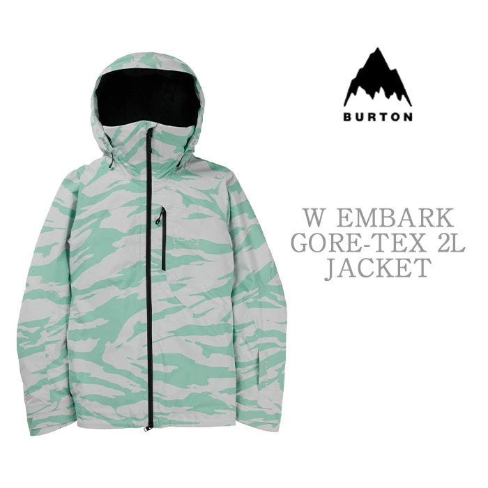 BURTON [ak] コレクション Women's Burton [ak] Embark GORE-TEX 2L Jacket Oversized Zebra バートン AK レディースウェア エンバークジャケット ゴアテックス スノーボード ジャケット レディース