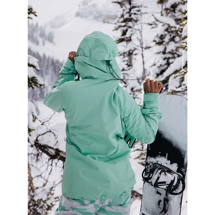 BURTON [ak] コレクション Women's Burton [ak] Upshift GORE-TEX 2L Jacket Powder Mint バートン AK レディースウェア アップシフトジャケット ゴアテックス スノーボード ジャケット レディース