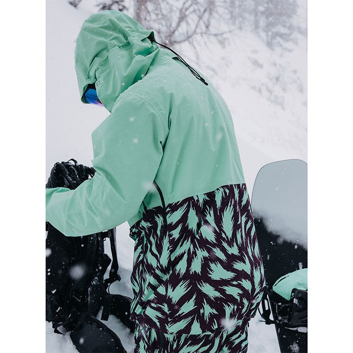 BURTON [ak] コレクション Women's Burton [ak] Kimmy GORE-TEX 2L Anorak Jacket Powder Mint バートン AK レディースウェア キミーアノラックジャケット ゴアテックス スノーボード アノラックジャケット レディース