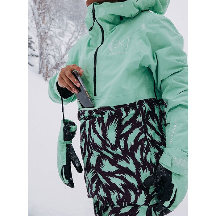 BURTON [ak] コレクション Women's Burton [ak] Kimmy GORE-TEX 2L Anorak Jacket Powder Mint バートン AK レディースウェア キミーアノラックジャケット ゴアテックス スノーボード アノラックジャケット レディース