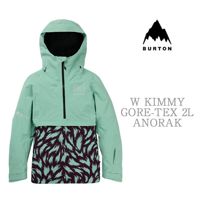 BURTON [ak] コレクション Women's Burton [ak] Kimmy GORE-TEX 2L Anorak Jacket Powder Mint バートン AK レディースウェア キミーアノラックジャケット ゴアテックス スノーボード アノラックジャケット レディース