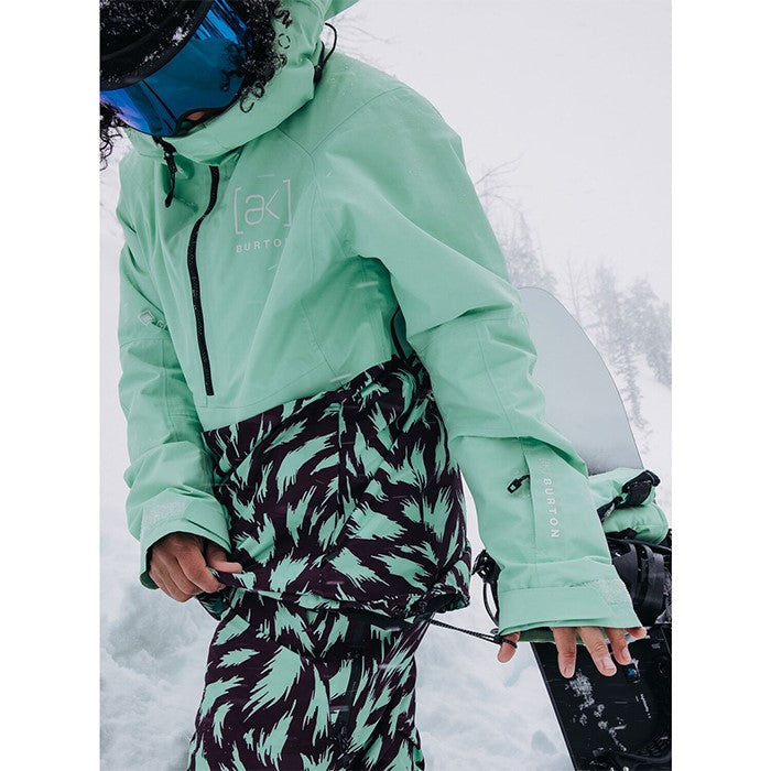 BURTON [ak] コレクション Women's Burton [ak] Kimmy GORE-TEX 2L Anorak Jacket Powder Mint バートン AK レディースウェア キミーアノラックジャケット ゴアテックス スノーボード アノラックジャケット レディース