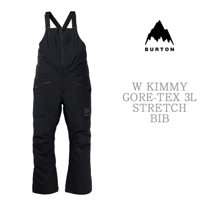 BURTON [ak] コレクション Women's Burton [ak] Kimmy GORE-TEX 3L Stretch Bib Pants True Black バートン AK レディースウェア キミーストレッチビブパンツ ゴアテックス スノーボード ビブパンツ レディース