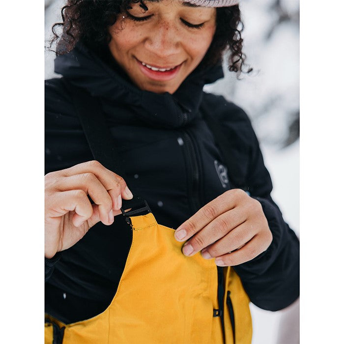 BURTON [ak] コレクション Women's Burton [ak] Kimmy GORE-TEX 3L Stretch Bib Pants Goldenrod バートン AK レディースウェア キミーストレッチビブパンツ ゴアテックス スノーボード ビブパンツ レディース