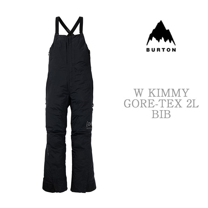 BURTON [ak] コレクション Women's Burton [ak] Kimmy GORE-TEX 2L Bib Pants True Black バートン AK レディースウェア キミービブパンツ ゴアテックス スノーボード ビブパンツ レディース