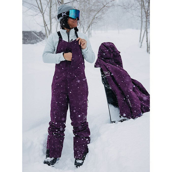 BURTON [ak] コレクション Women's Burton [ak] Kimmy GORE-TEX 2L Bib Pants Purple Root バートン AK レディースウェア キミービブパンツ ゴアテックス スノーボード ビブパンツ レディース