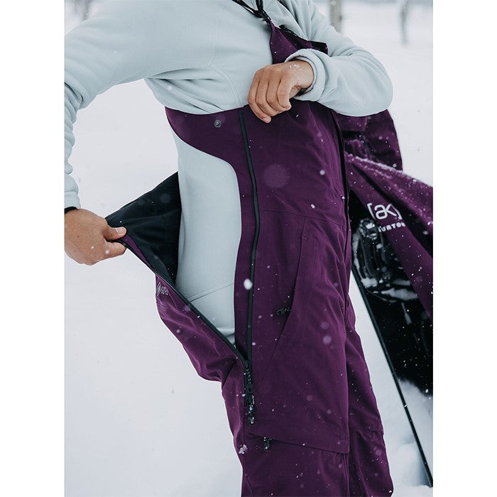 BURTON [ak] コレクション Women's Burton [ak] Kimmy GORE-TEX 2L Bib Pants Purple Root バートン AK レディースウェア キミービブパンツ ゴアテックス スノーボード ビブパンツ レディース